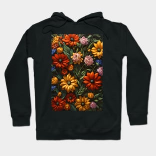 Floral Symphony: Blooms in Harmony Hoodie